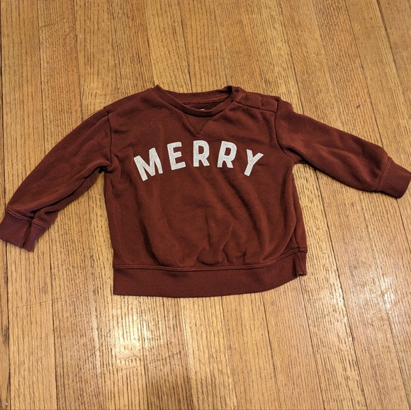 LC Lauren Conrad Other - Little Co by Lauren Conrad Merry Baby Sweatshirt 12m